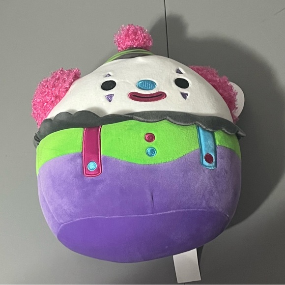 Squishmallow Umberto the Clown Blacklight Squad 8” NWT - Picture 3 of 14